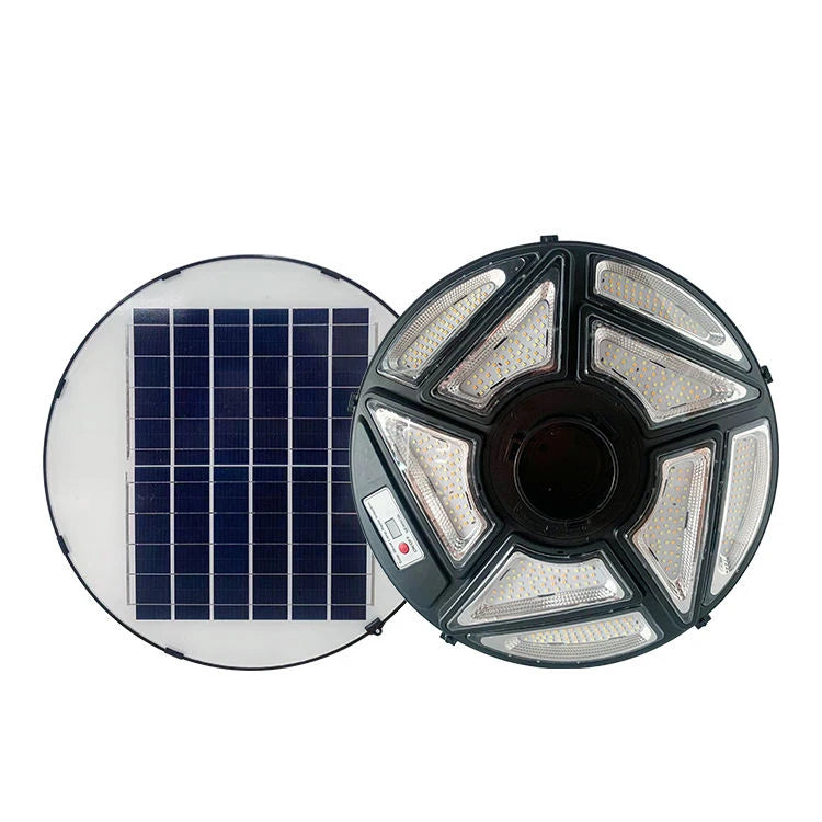 Solar Garden Lights Outdoor Waterproof with Motion Sensor and Remote Solar Street Lamp Security Lights for Parking Yard