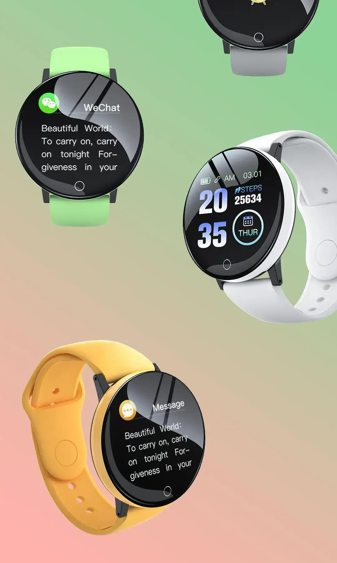Xiaomi D18 Smartwatch Circular Color Screen Multiple Sports Modes Call Information Reminder Photo Taking Music Smart Bracelet