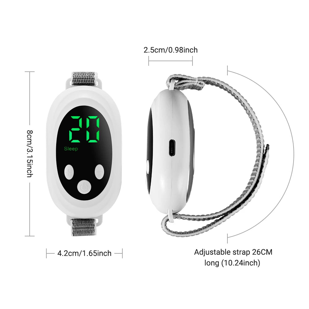 Handheld 20 Levels EMS Sleep Aid Relaxation Treatment Microcurrent Pulse Hypnosis Device Insomnia